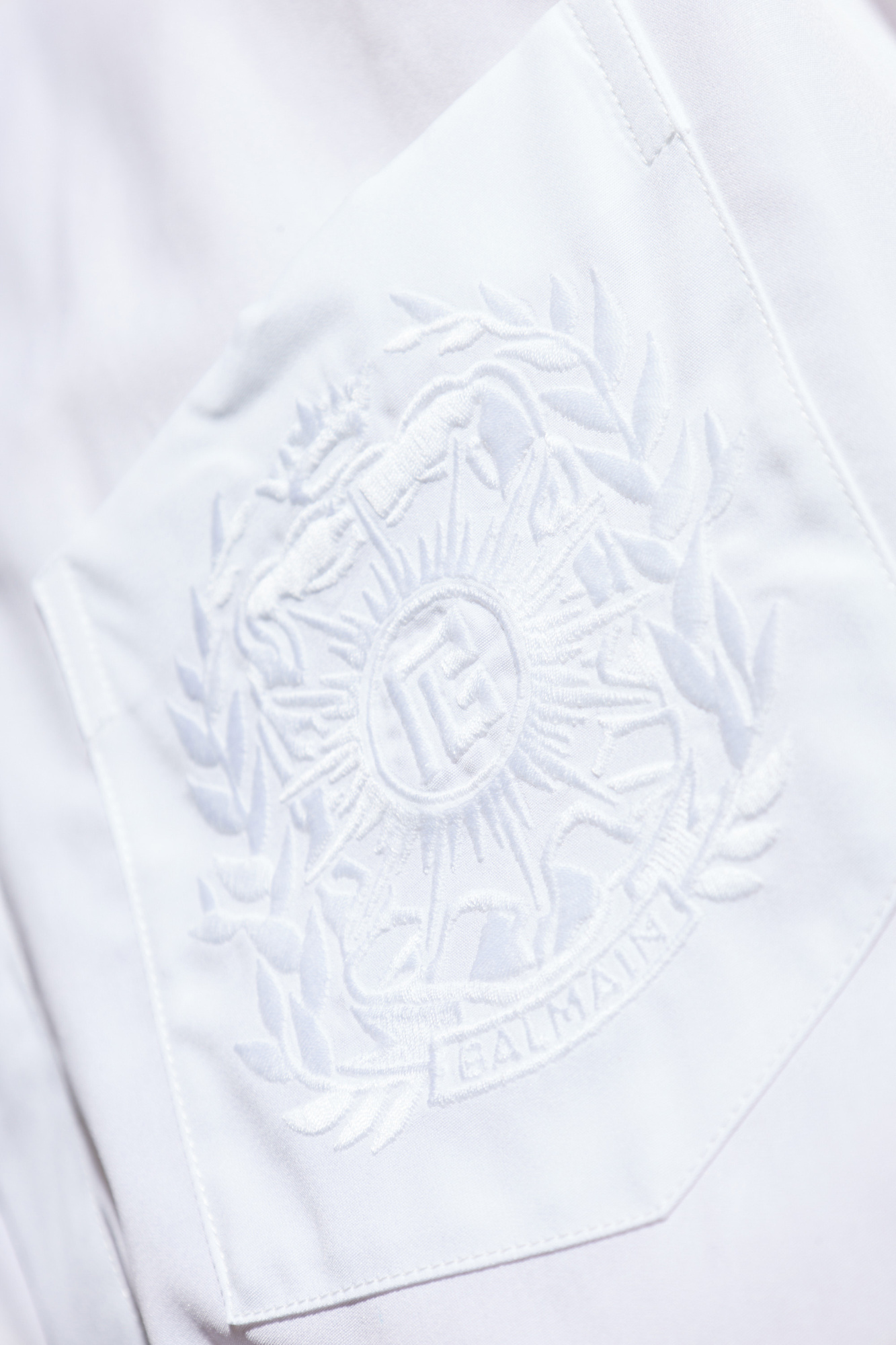 Balmain Cotton shirt with pocket | Men's Clothing | Vitkac